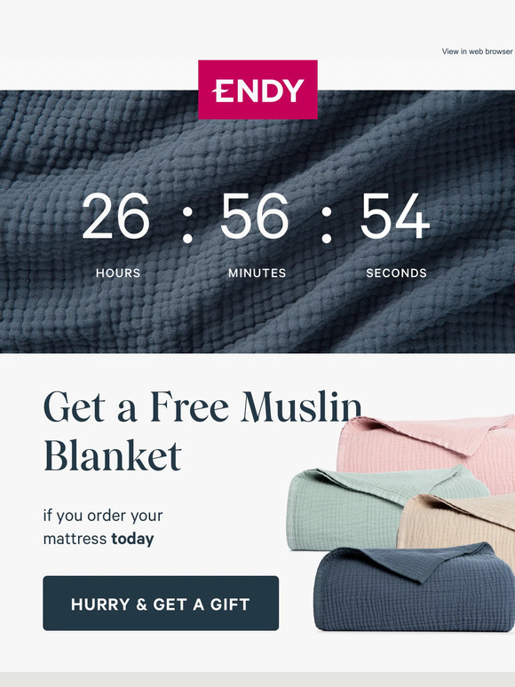 Order by tomorrow to get a free blanket! ✨