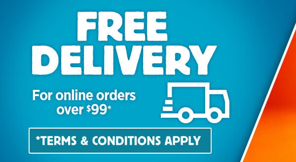 Free Delivery For Online Orders Over $99 T&C's Apply