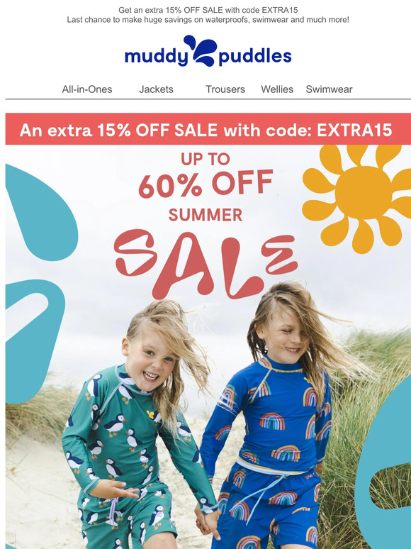 Hurry! Up to 60% OFF sale ends tomorrow ⏰