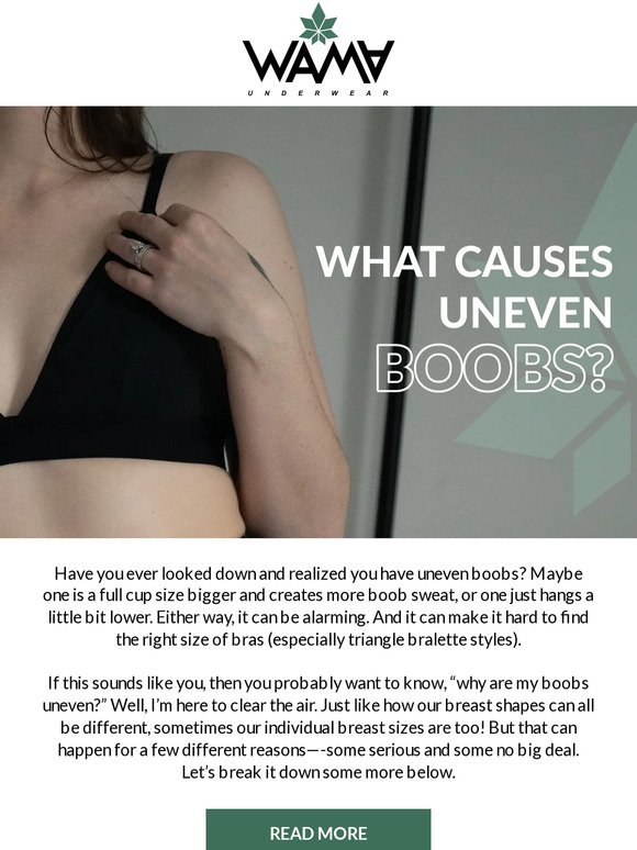 Best Bra For Uneven Breast Size – WAMA Underwear