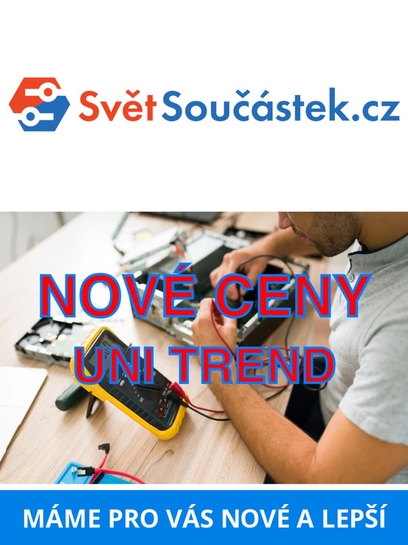 Připravili jsme pro Vás nové a lepší ceny 🤯