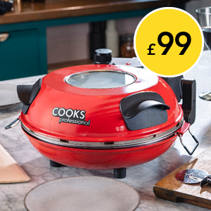 Cooks Professional K132 Red Stone Baked Pizza Oven £99