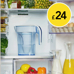 ZeroWater 6 Cup 1.4 Lt Ready Pour Jug Filter £24
