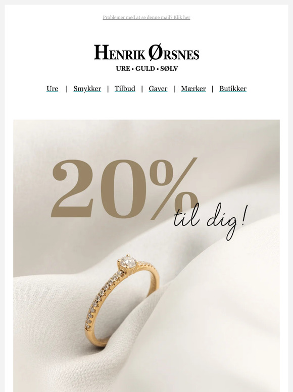20% rabatkode til dig 💝