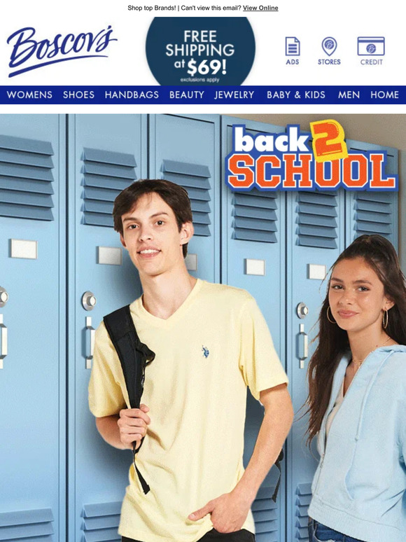 Boscov's Mix & Match Styles For Kids From 6 Milled