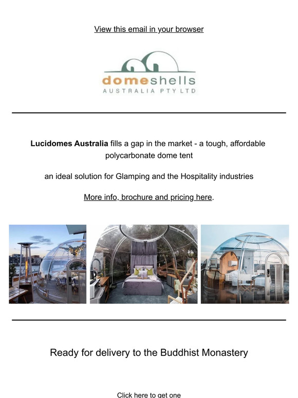 Whats New from Domeshells Australia