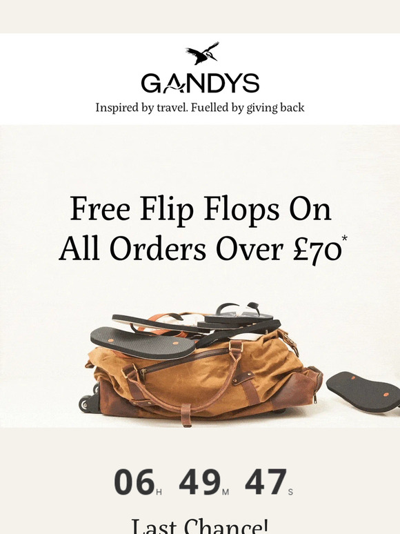 Last Chance Free Flip Flops🩴