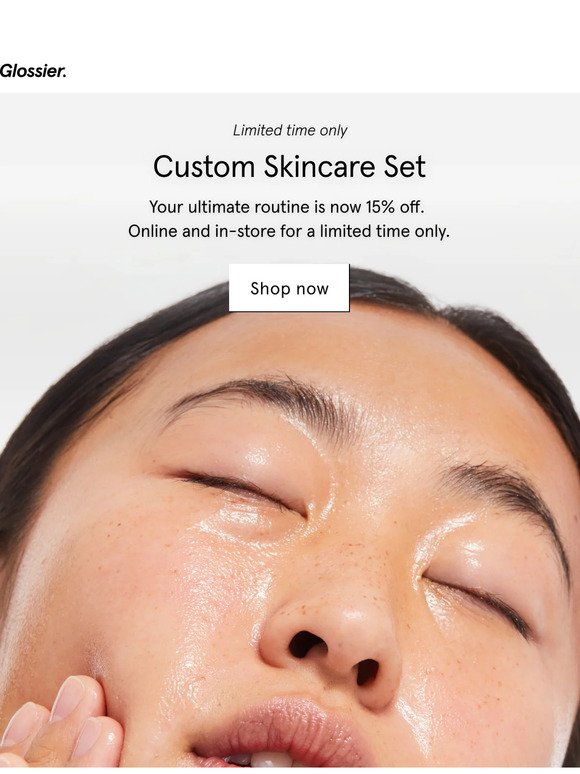 15% off Custom Skincare Sets!
