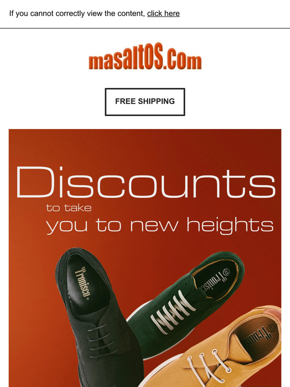 Discounts to take you to new heights