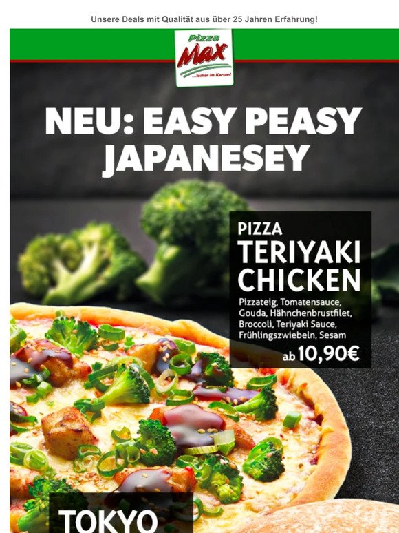 Japanische Gaumenfreuden bei Pizza Max: Jetzt probieren!