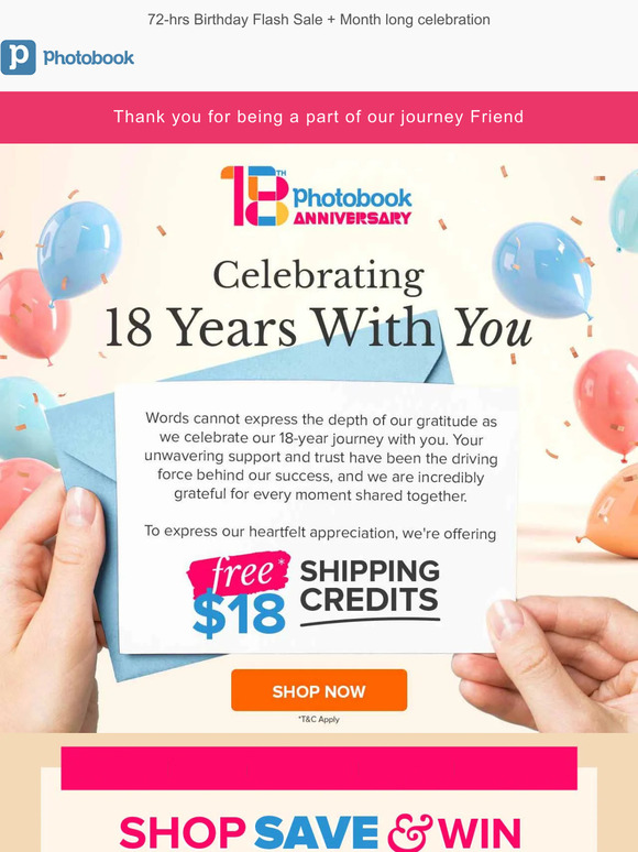 Photobook UK Photobook turns 18! 🎉 Milled