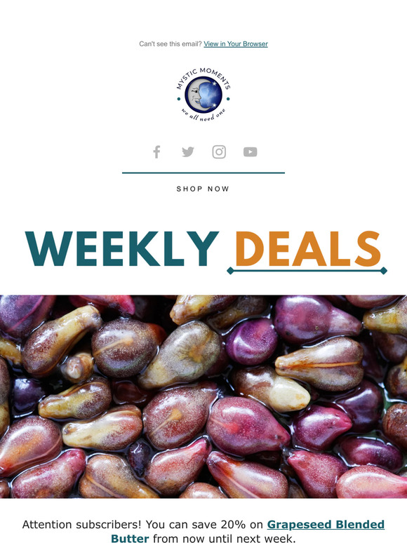 Save 20% on Grapeseed Butter 🌿