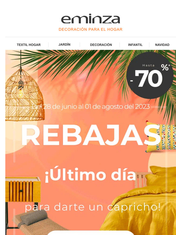 REBAJAS - Último día para aprovechar
