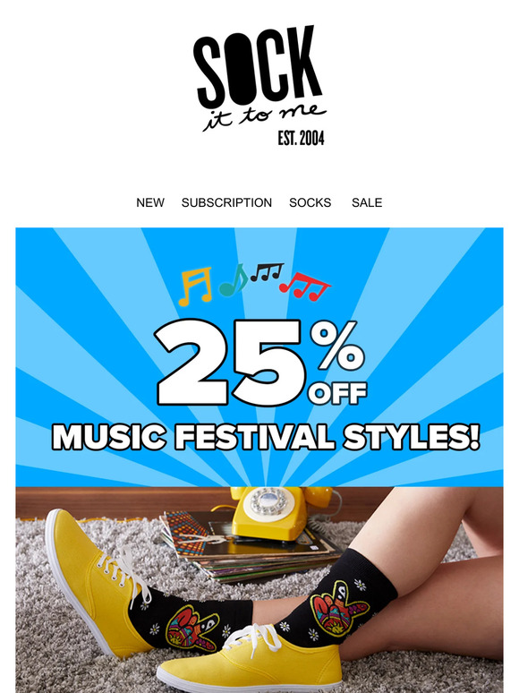 Enjoy 25% Off on Vibrant Festival Socks! 🎉🧦