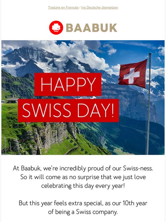 Happy Swiss Day! 🇨🇭
