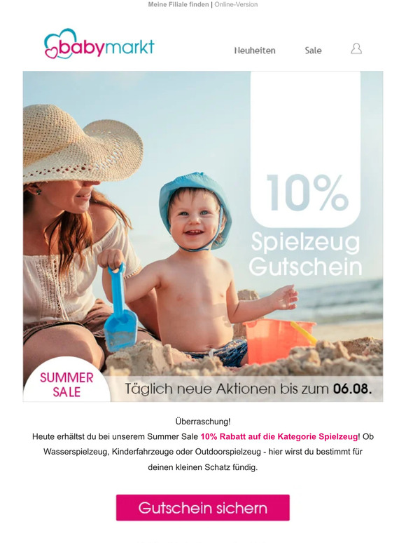Im Summer Sale täglich sparen 😎