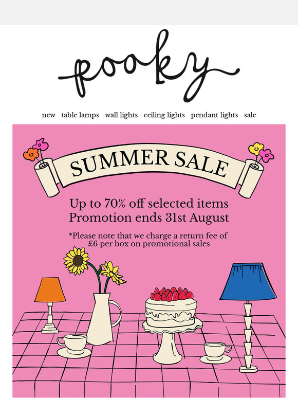 Get heavenly lighting at up to 70% off 🙌
