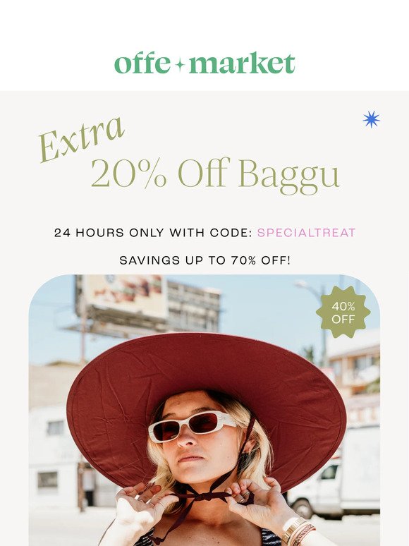Save up to 70% off BAGGU❣️
