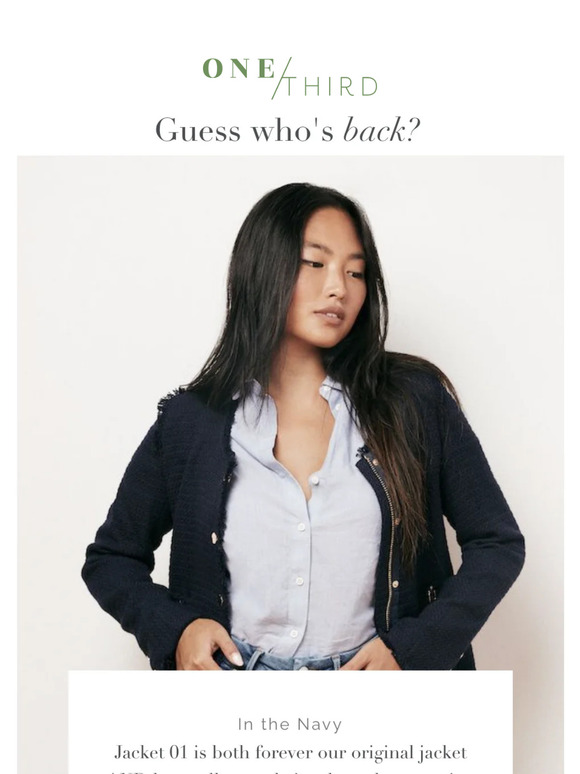 Jacket 01 (Navy) Restocked - Early Discount!