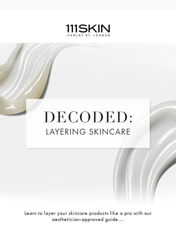 DECODED: Layering skincare