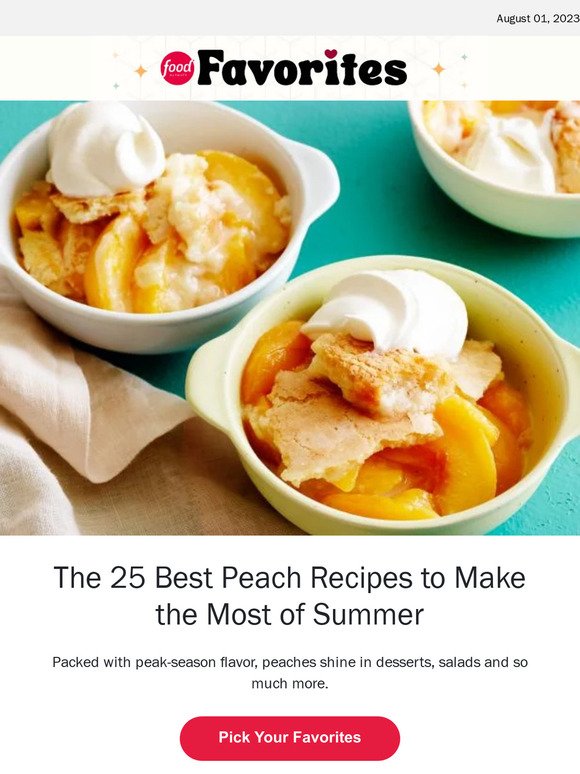 The 25 Best Peach Recipes to Make the Most of Summer