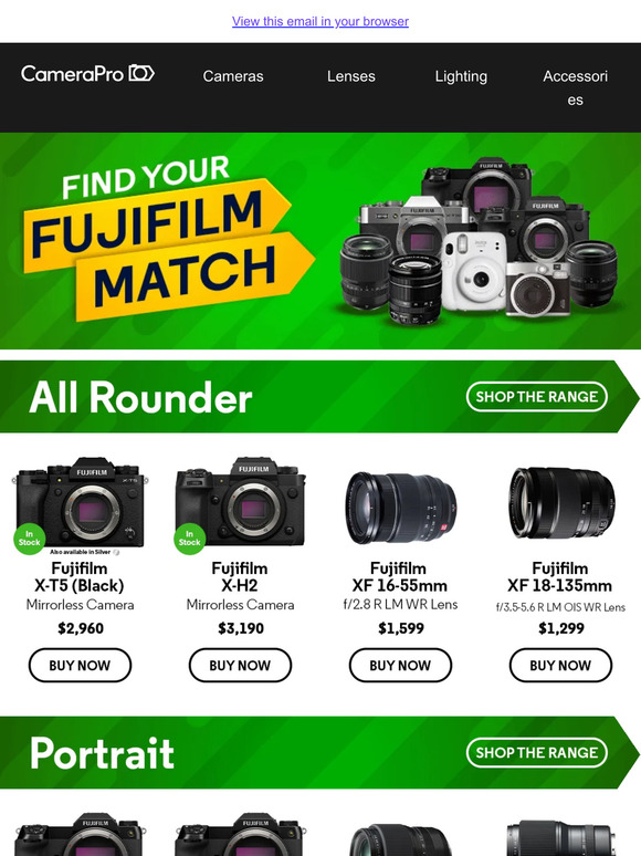 Explore Fujifilm Gear and Find Your Perfect Match Today