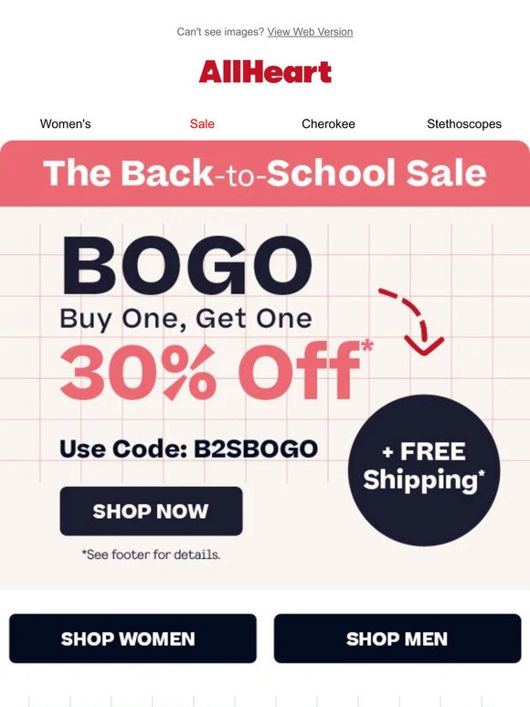 BOGO 30% off to get you back to school