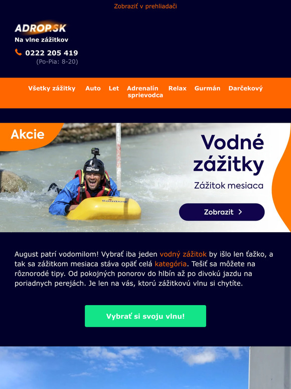 Zážitok mesiaca augusta