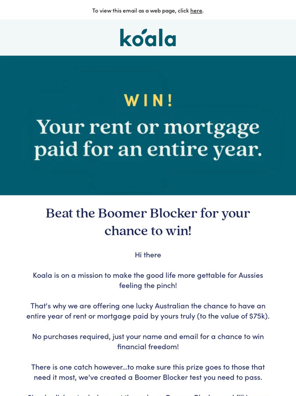 💃: Win a Year Without Rent or Mortgage!
