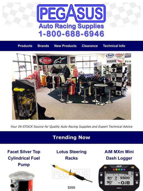 Pegasus Auto Racing Supplies Facet Fuel Pump Tech, OptiMATE Chargers