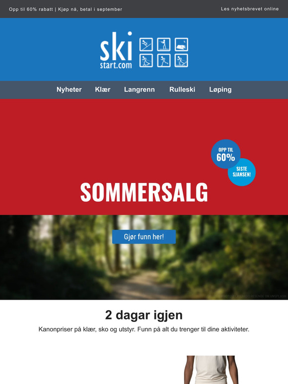SISTE SJANSEN | SOMMERSALG