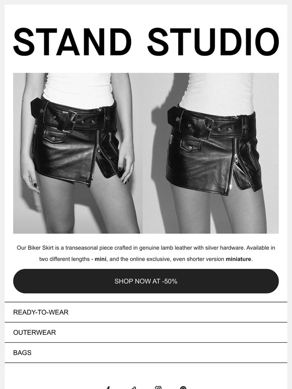 SALE: BIKER SKIRT
