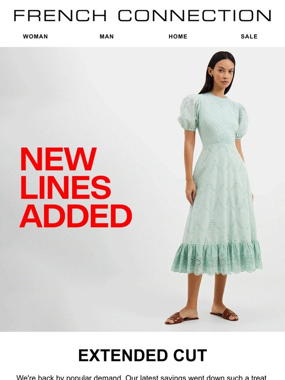 SALE: New lines added