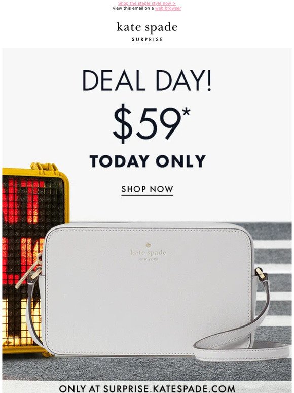 Kate Spade 24-Hour Flash Deal: Get a $280 Crossbody Bag for Just $59