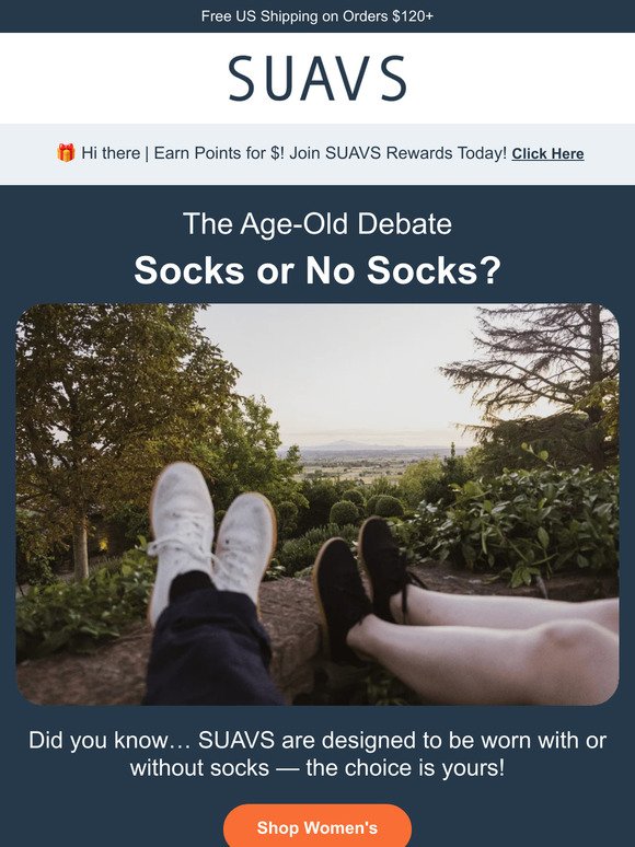 Socks or No Socks? 🧦