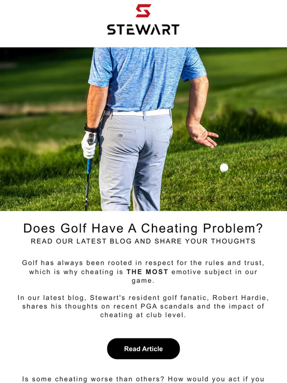 Does Golf Have A Cheating Problem?