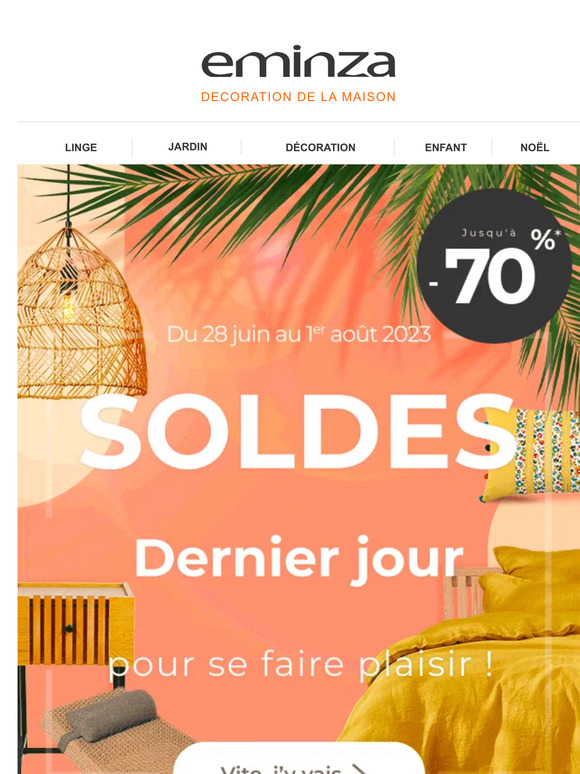 SOLDES – Dernier jour pour en profiter