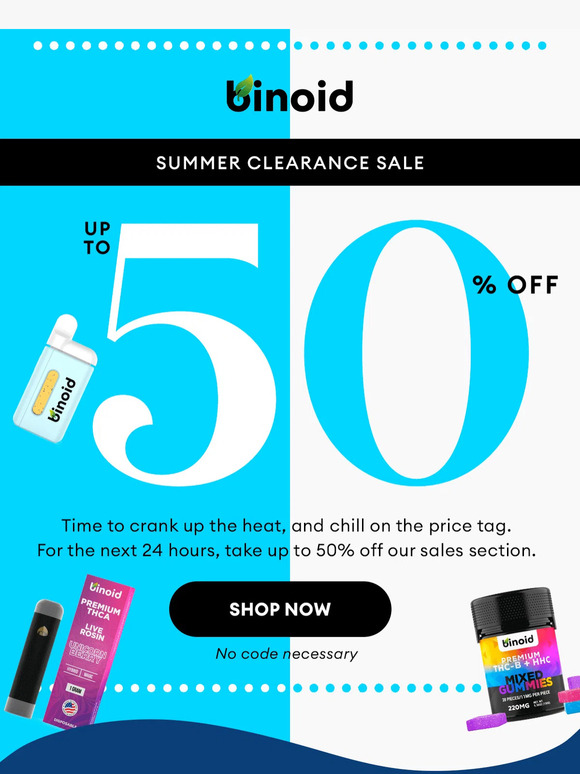 Our Summer Clearance Sale is Here 😱