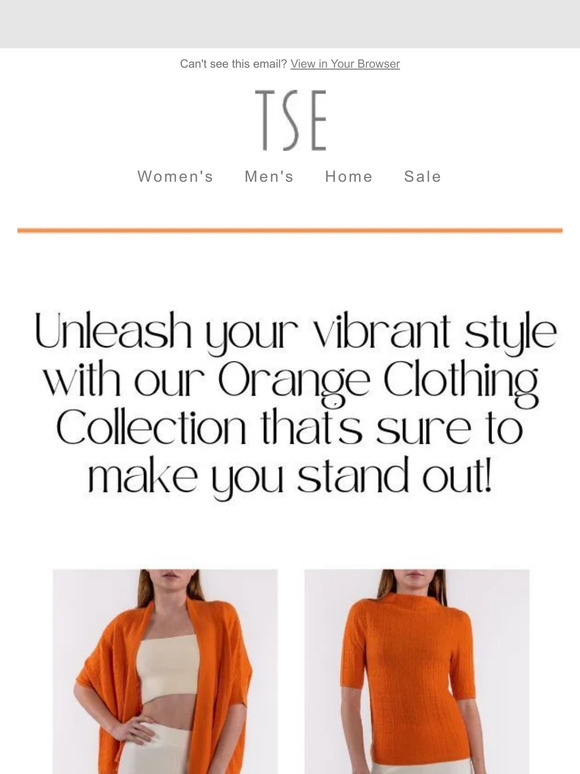 Stand Out in the Latest Orange Fashions!