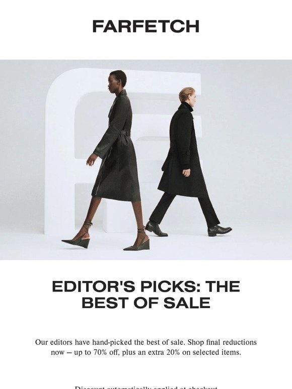 Editor's picks: now with an extra 20% off