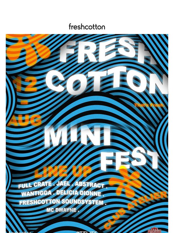 Freshcotton Mini Fest: Get ready! 🌞