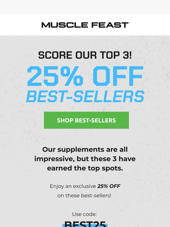 Muscle Feast, LLC Our Top 3 ⭐️⭐️⭐️⭐️⭐️ Milled