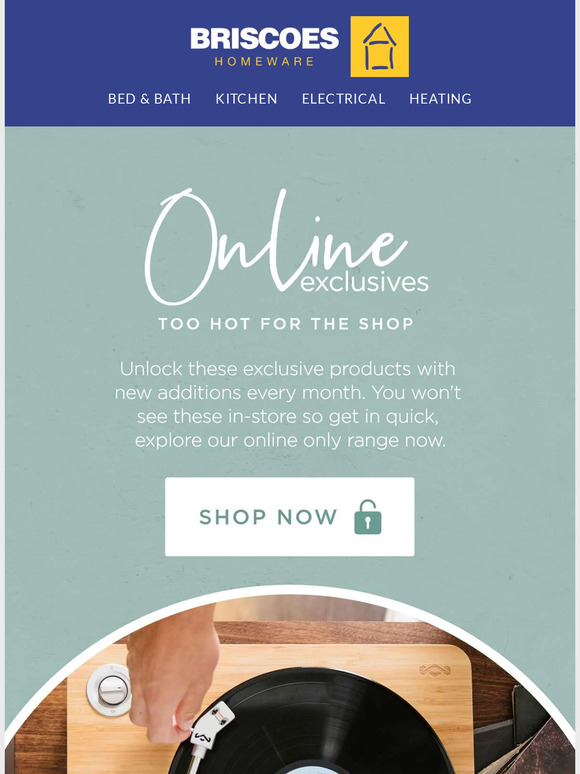 Briscoes NEW Online Exclusives Milled