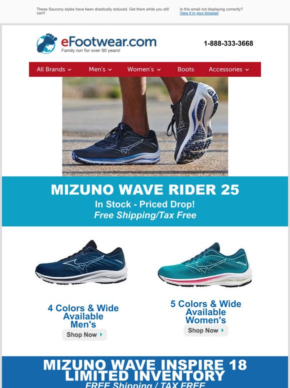 Mizuno Rider 25 & Inspire 18 - Buy Now! Priced to Sell!