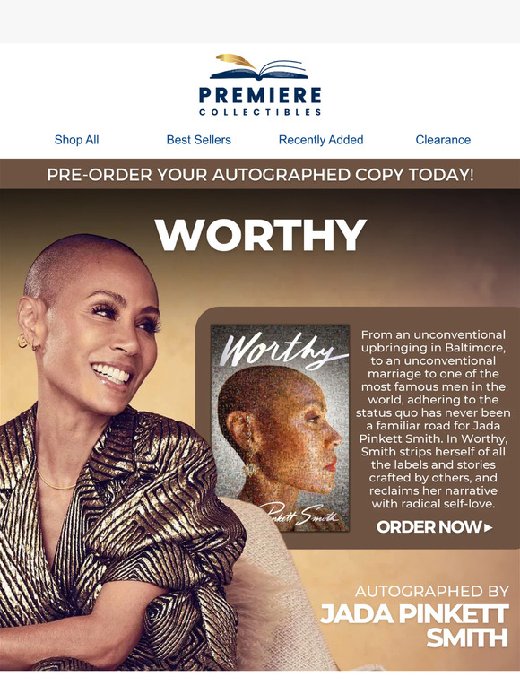 Premiere Collectibles: New Signed Book Feature: Jada Pinkett Smith's ...