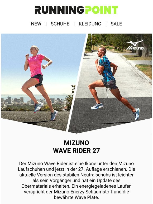 NEW: Mizuno Wave Rider 27 - vielseitig & komfortabel