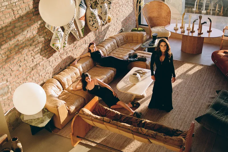 Tricia Benitez Beanum with the Pop Up Home team in the new showroom space.