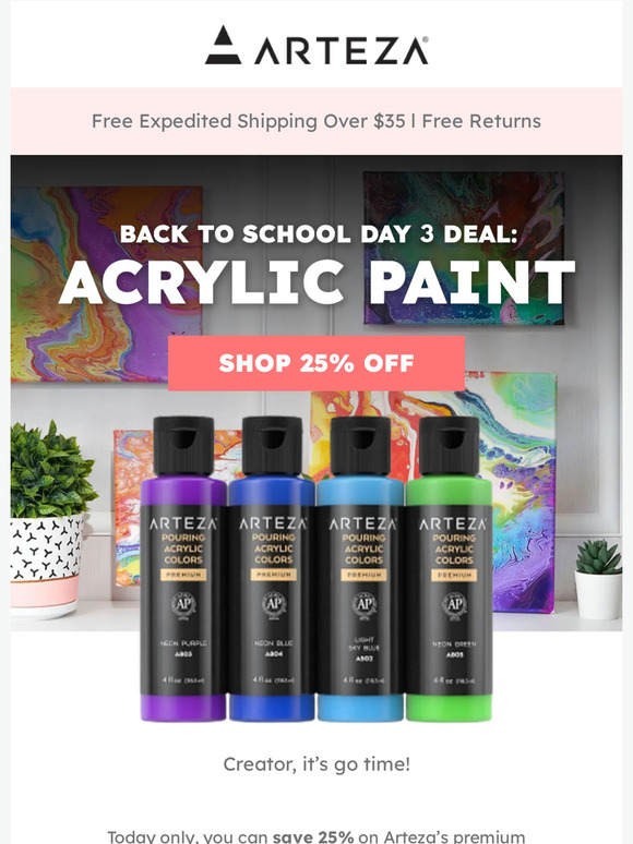 Arteza® Art Supplies Email Newsletters Shop Sales, Discounts, and Coupon Codes