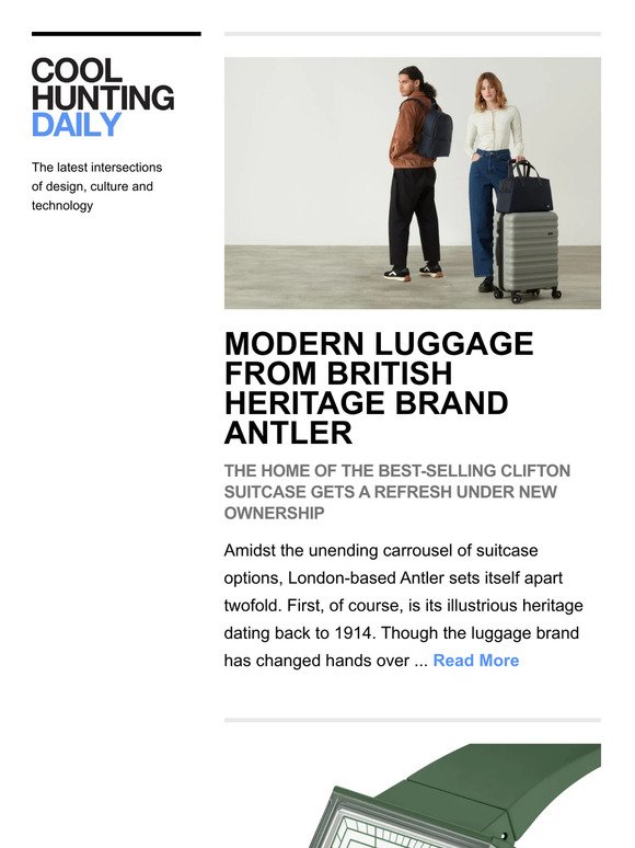 A British luggage brand moves toward sustainability