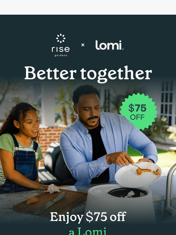 Better together ✨🥬 A gift to you from Lomi + Rise